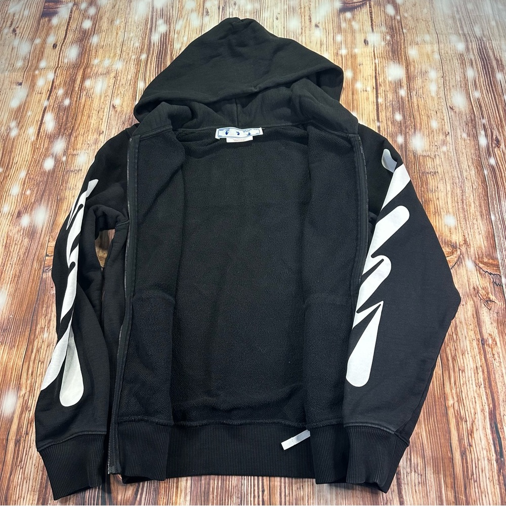 OFF-WHITE SEASONAL Hooded Sweatshirt
Black Size XS Unisex - Picture 4 of 14